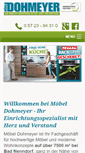 Mobile Screenshot of moebel-dohmeyer.de
